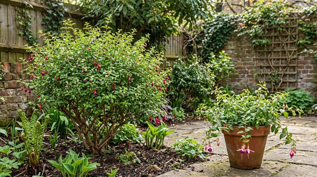 fuchsia plant care winter, hanging basket fuchsia, fuchsia hardiness zones