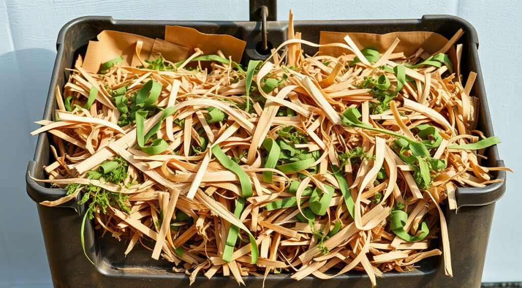composting cardboard at home, cardboard worm bin setup, carbon nitrogen ratio balance