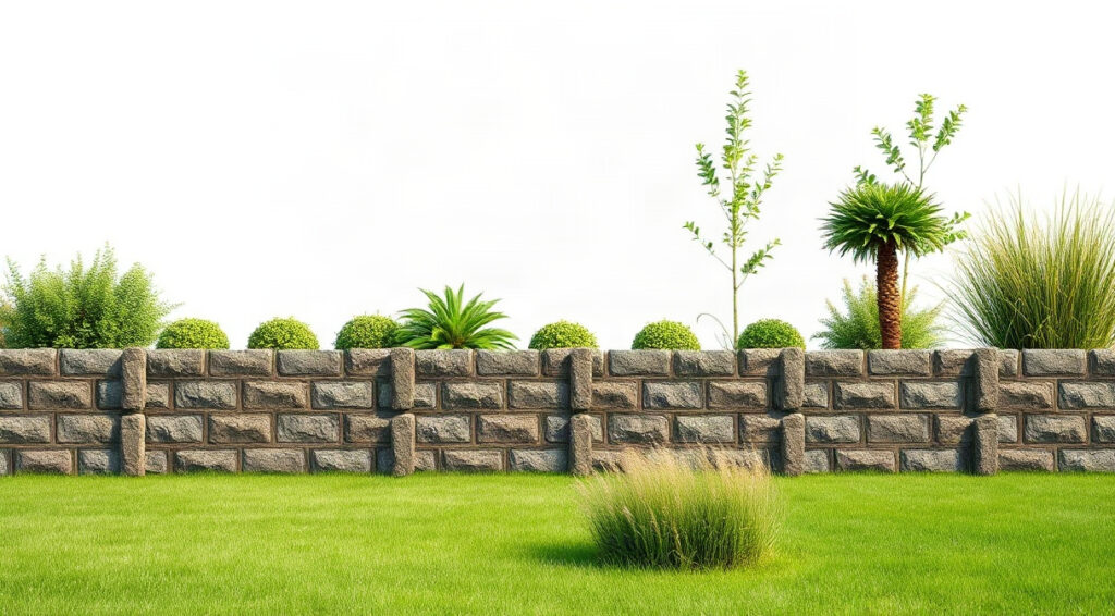 how to level a garden, retaining wall blocks, drainage gravel layer